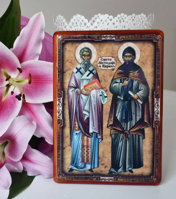 Икона Свети Методије и Кирило