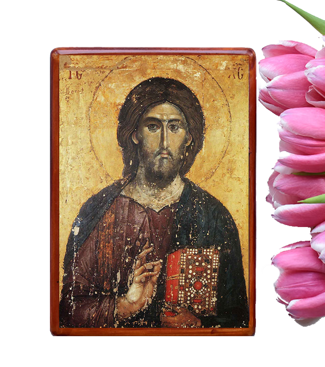 Икона Исус Христос Пантократор Хиландар
