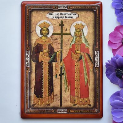 икона цар константин и царица јелена