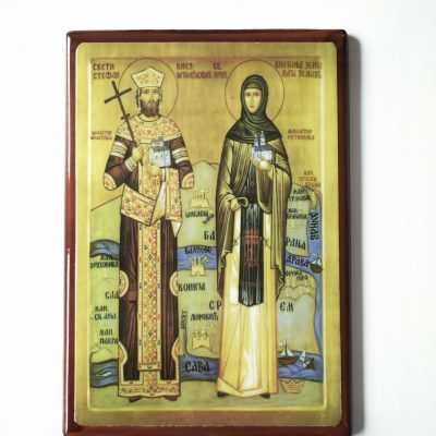 Икона Свети Стефан и Јелена Штиљановић